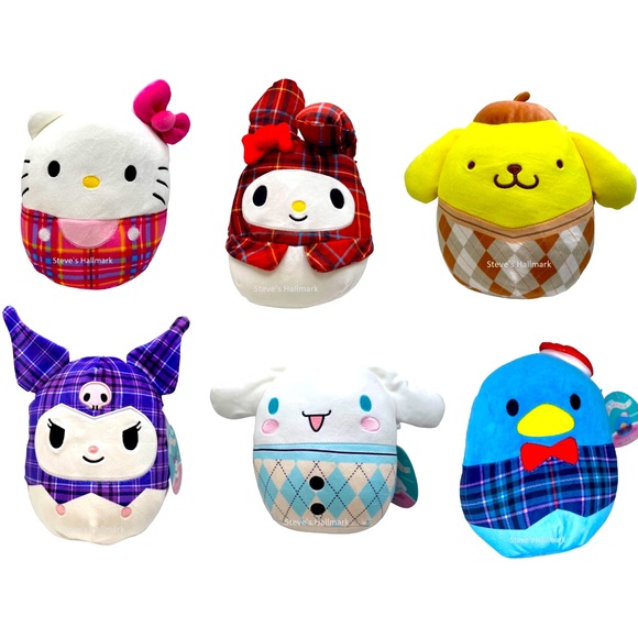 Hello Kitty And Friends® Squishmallows™ Plaid Squad
